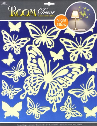 Декор для стен «Светящиеся бабочки» | Room Decor