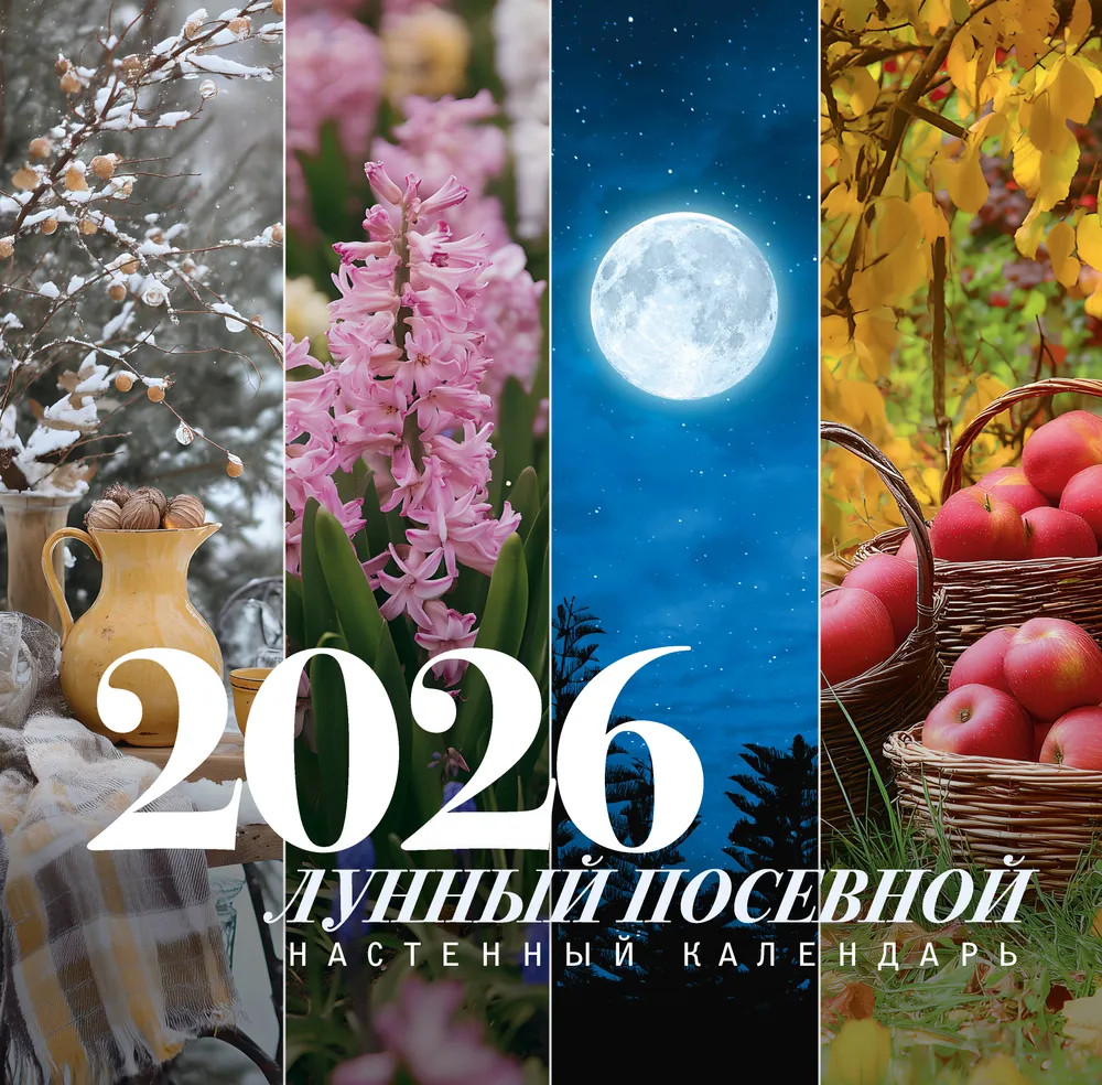Календарь настенный на 2026 год «Лунный посевной календарь» | Календарь настенный на 2026 год
