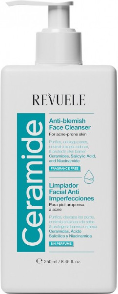 Гель для умывания против пятен и пигментации «Anti-blemish Face Cleanser» | Ceramide | Revuele