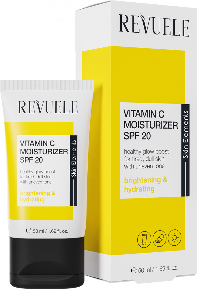Крем для лица увлажняющий с витамином C «Vitamin C Moisturizer» SPF 20 | Skin Elements | Revuele