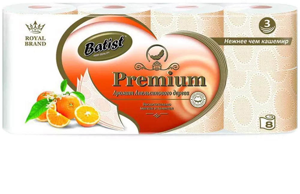 Туалетная бумага «Апельсин» | Batist