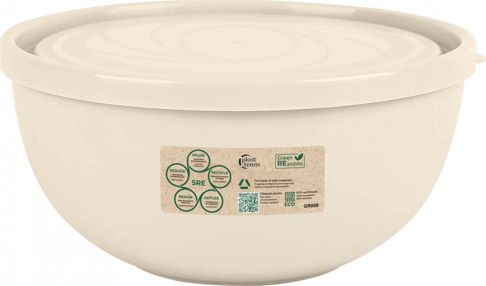 Салатник с крышкой «Green Republic» | Green Republic | Plast team