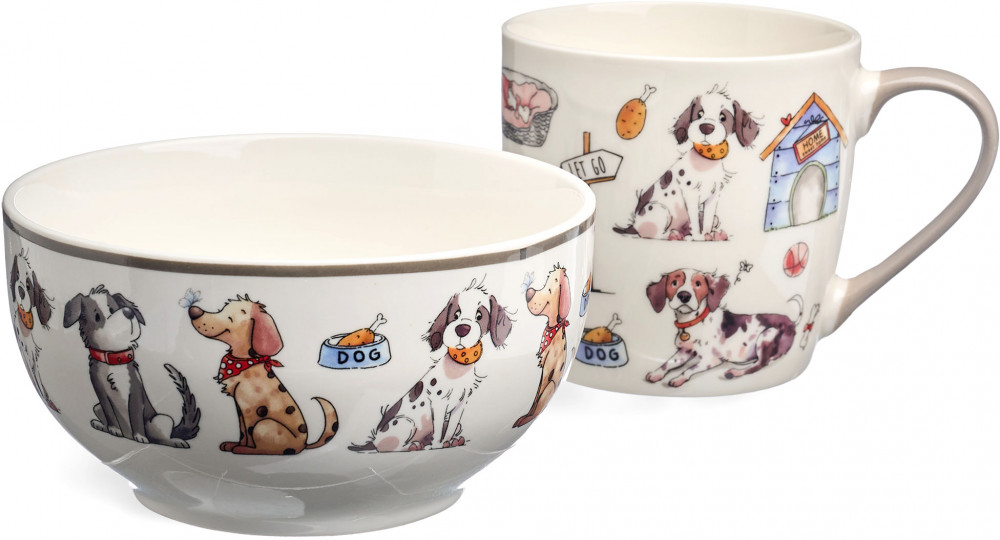 Набор посуды для завтрака «Dogs» | Funny Friends | Lefard