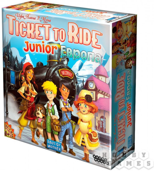 Настольная игра «Ticket to Ride Junior: Европа»