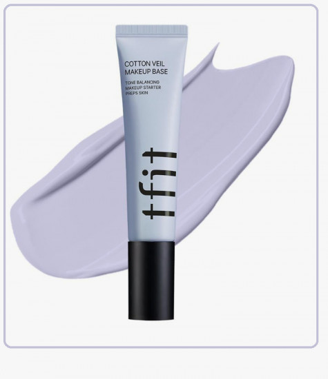 Тональная основа под макияж «Cotton Veil Makeup Base», оттенок 02 Lively Purple