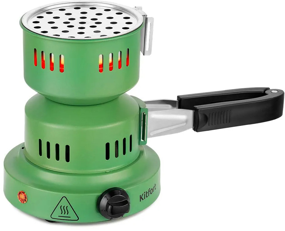 Плита электрическая для розжига углей для кальяна КТ-168 | Kitfort