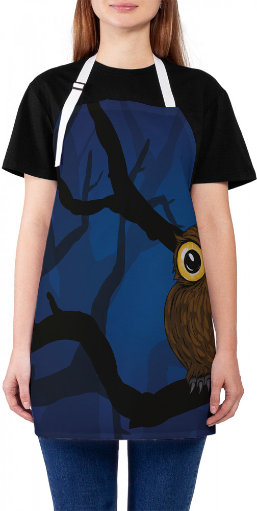 Фартук для кухни «Большеглазая сова» | JoyArty