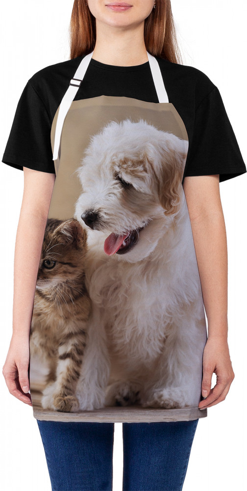 Фартук для кухни «Весело смотрят» | JoyArty