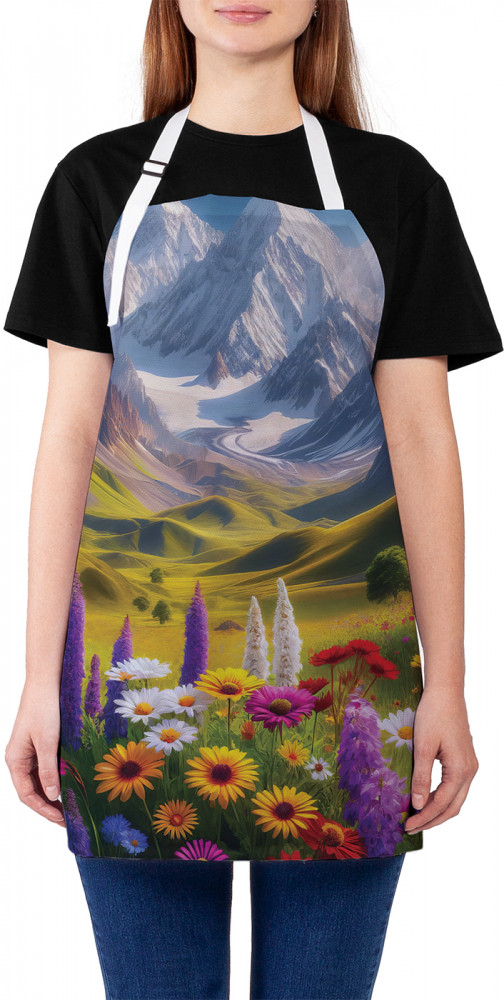 Фартук для кухни «Горная поляна» | JoyArty