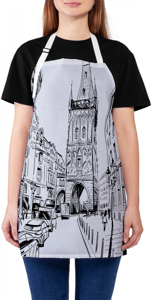Фартук для кухни «Графическая улица» | JoyArty