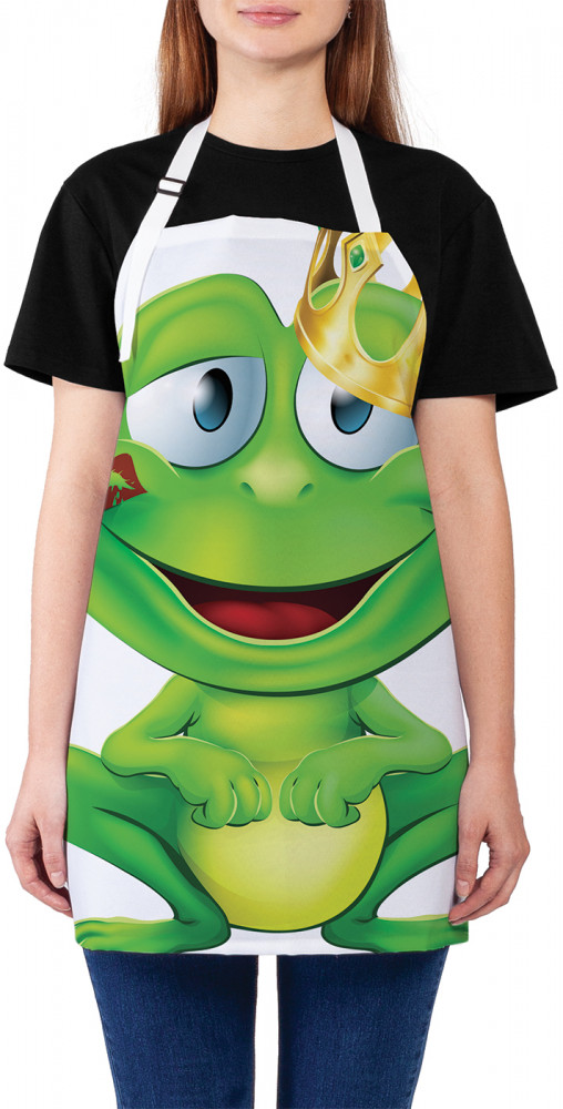 Фартук для кухни «Зацелованная лягушка» | JoyArty