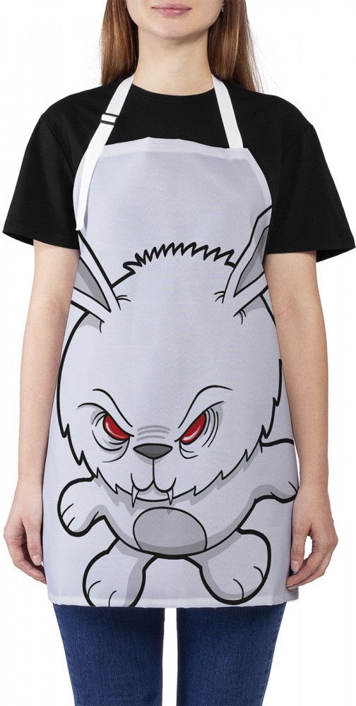 Фартук для кухни «Заяц-вампир» | JoyArty