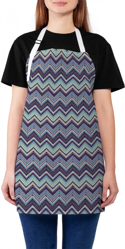 Фартук для кухни «Зигзаг бохо» | JoyArty