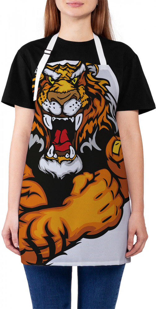 Фартук для кухни «Злой тигр» | JoyArty