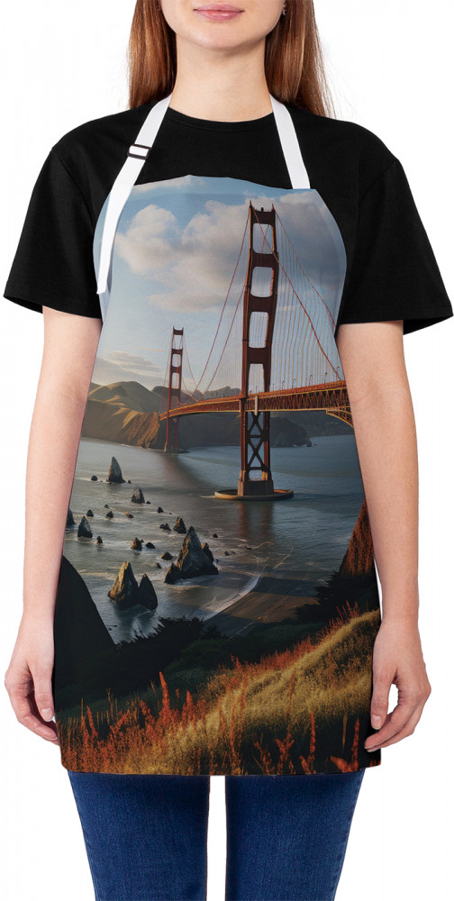 Фартук для кухни «Золотые Ворота» | JoyArty