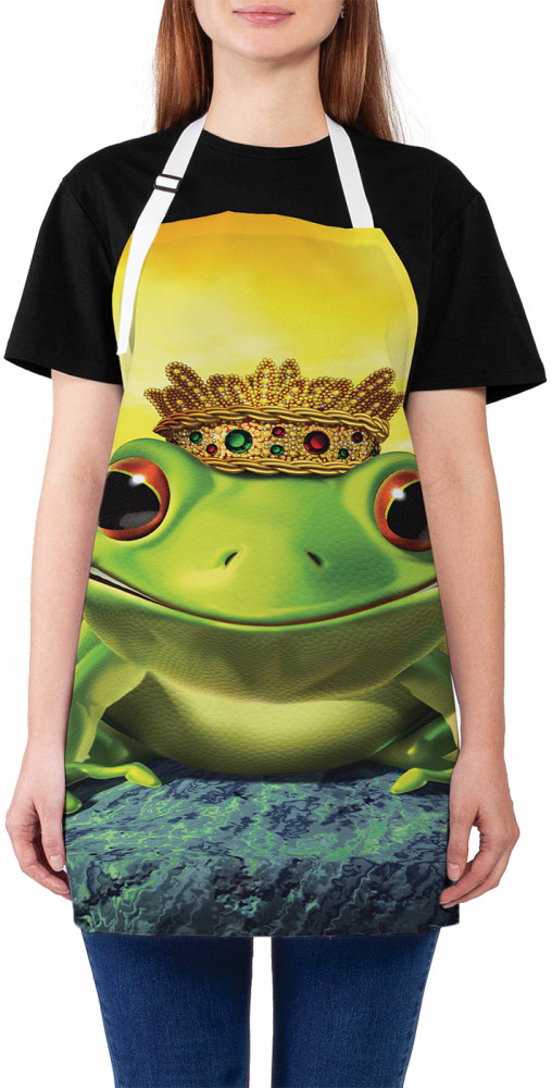 Фартук для кухни «Королева лягушка» | JoyArty