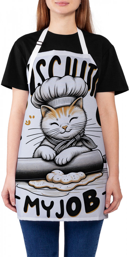 Фартук для кухни «Котик-повар» | JoyArty