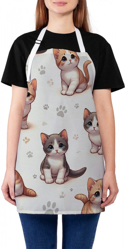 Фартук для кухни «Котята с лапками» | JoyArty