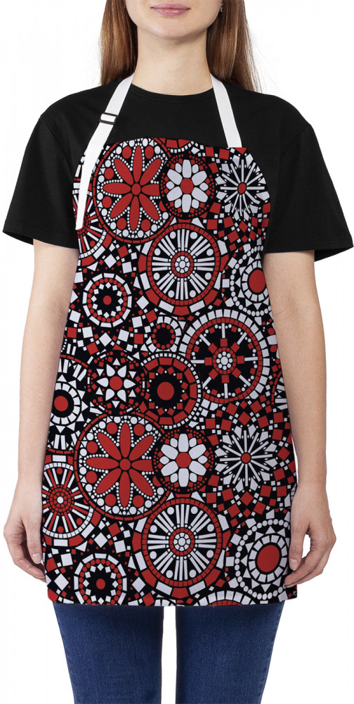 Фартук для кухни «Круглые орнаменты» | JoyArty