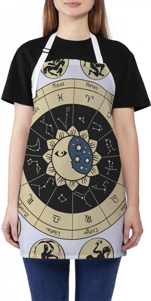 Фартук для кухни «Кругосветная астрология» | JoyArty