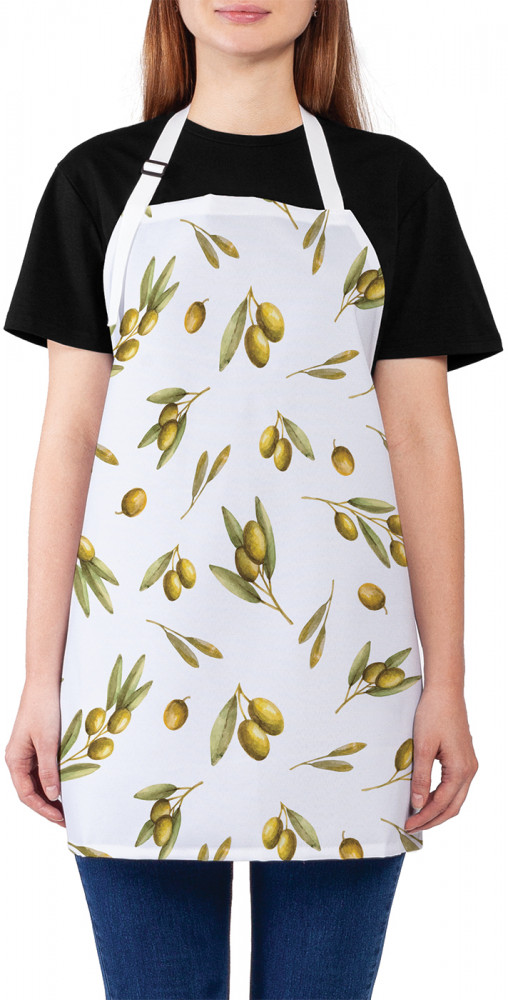 Фартук для кухни «Летящие оливки» | JoyArty