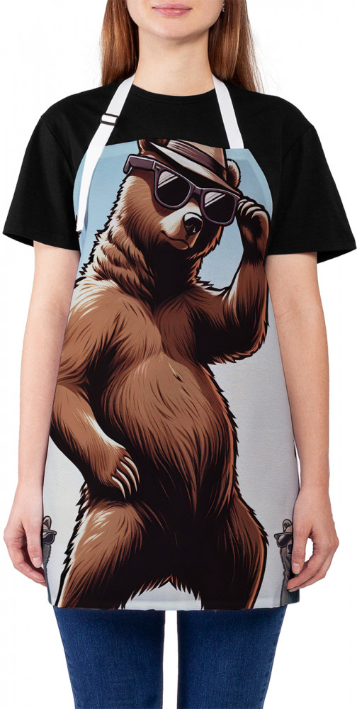 Фартук для кухни «Медвежья крутость» | JoyArty