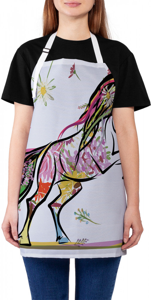 Фартук для кухни «Мистический конь» | JoyArty