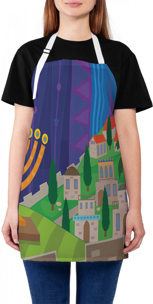 Фартук для кухни «Ночь Хануки» | JoyArty