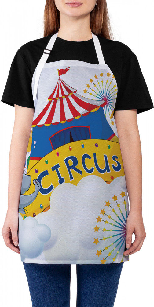 Фартук для кухни «Облачный цирк» | JoyArty
