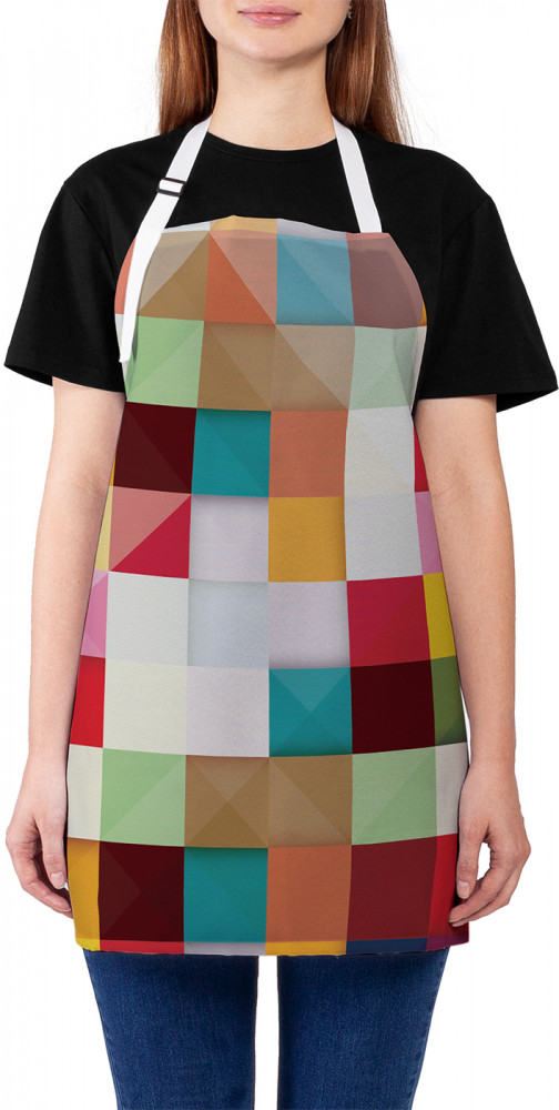 Фартук для кухни «Обманчивые клетки» | JoyArty