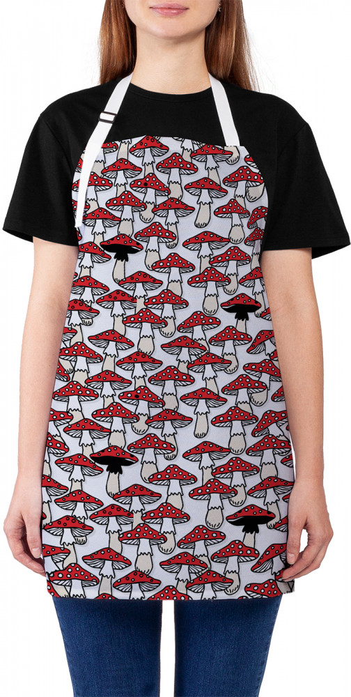 Фартук для кухни «Опасность грибника» | JoyArty