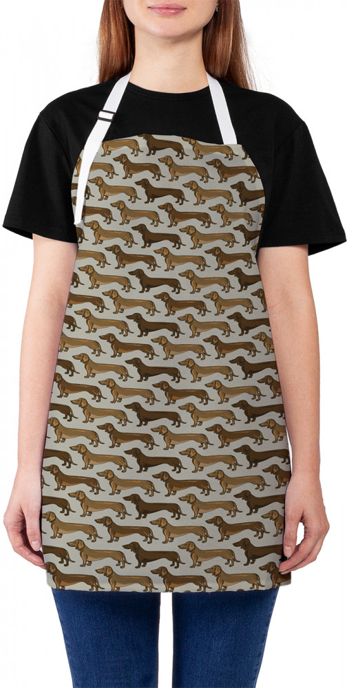 Фартук для кухни «Парад такс» | JoyArty