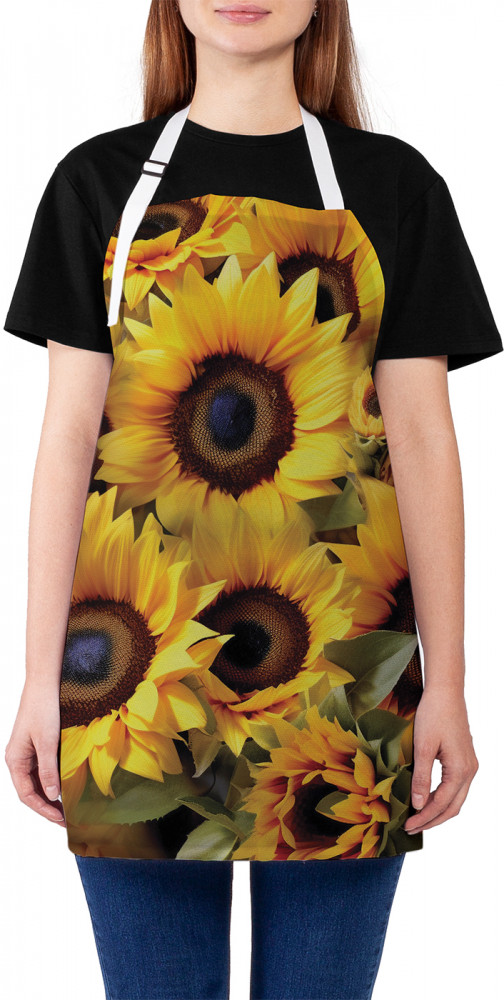 Фартук для кухни «Поле подсолнухов» | JoyArty