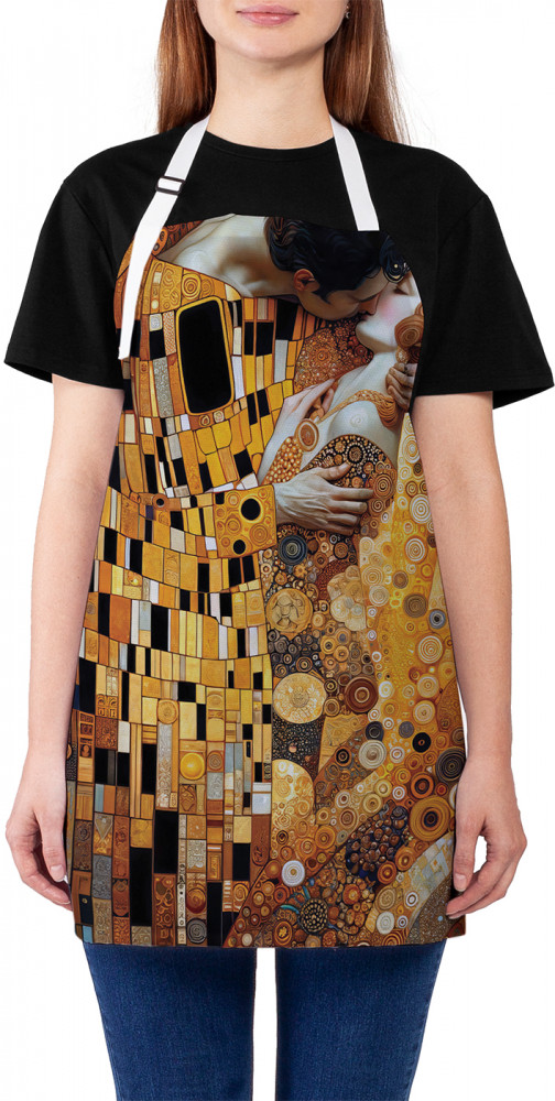 Фартук для кухни «Поцелуй» | JoyArty