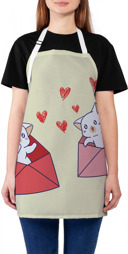Фартук для кухни «Пушистое послание» | JoyArty