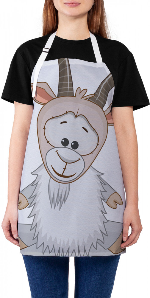 Фартук для кухни «Пушистый козленок» | JoyArty