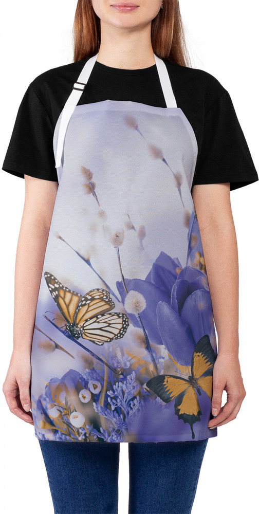 Фартук для кухни «Райские бабочки» | JoyArty