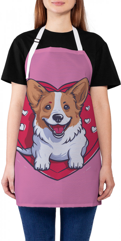 Фартук для кухни «Сладкий корги» | JoyArty