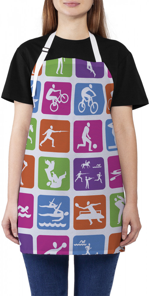 Фартук для кухни «Спортивные состязания» | JoyArty