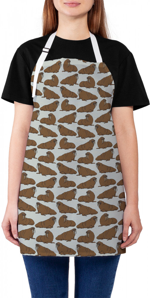 Фартук для кухни «Стадо моржей» | JoyArty