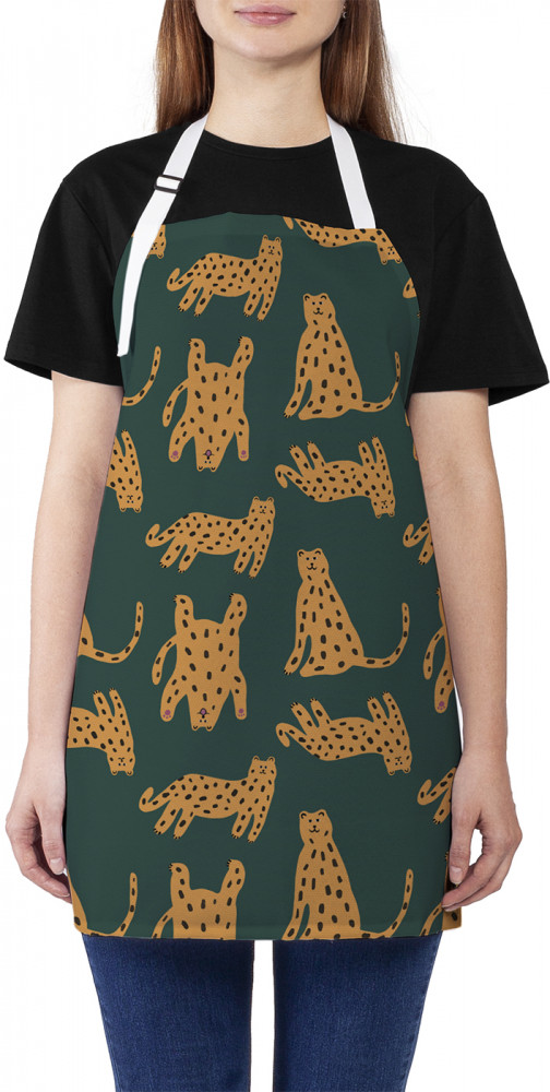 Фартук для кухни «Стая леопардов» | JoyArty