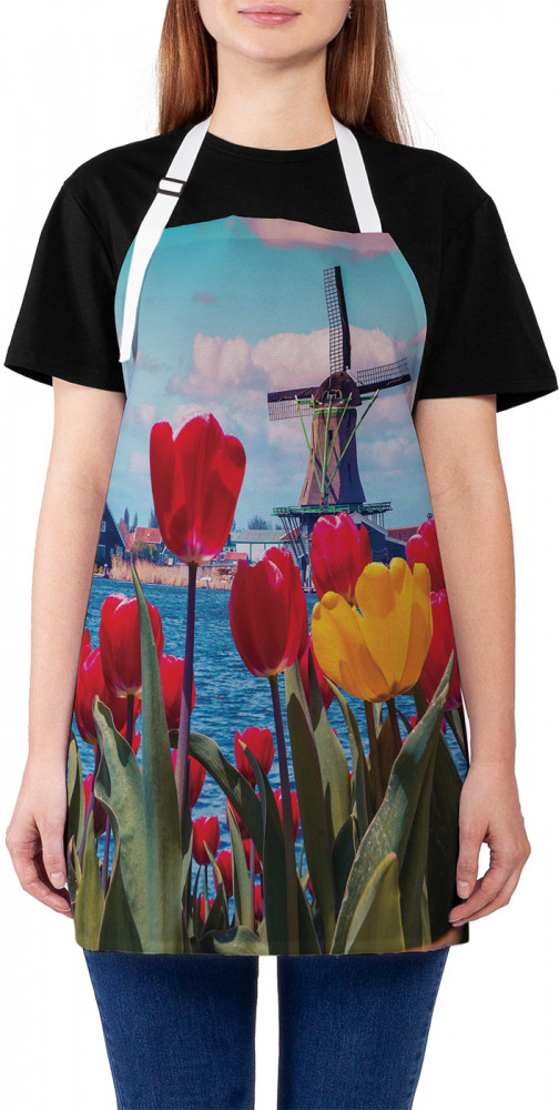 Фартук для кухни «Тюльпаны Голландии» | JoyArty