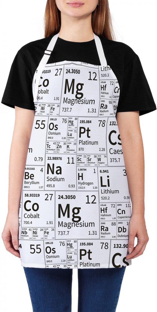 Фартук для кухни «Химические элементы» | JoyArty