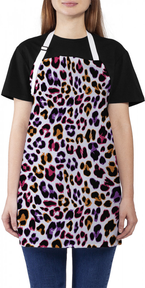 Фартук для кухни «Цветная шкура гепарда» | JoyArty