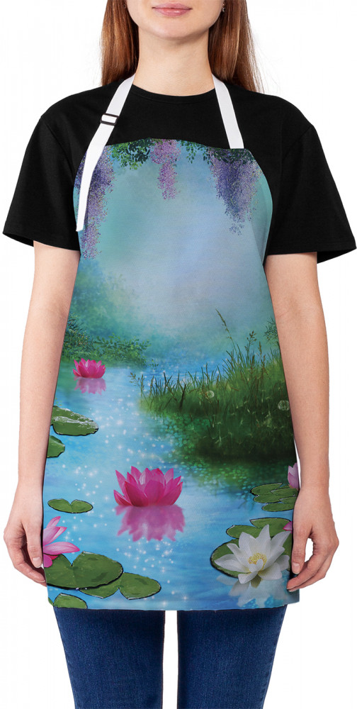 Фартук для кухни «Цветок лотоса» | JoyArty