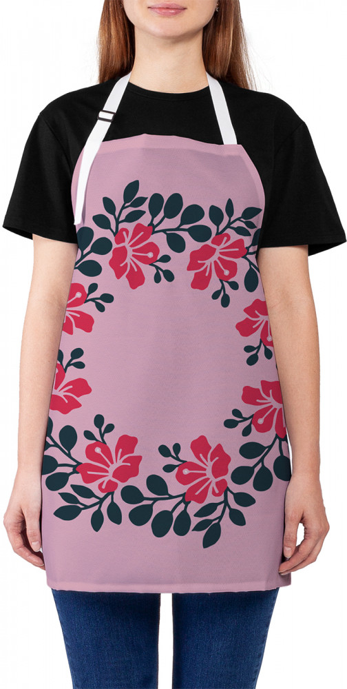 Фартук для кухни «Цветочный венок» | JoyArty