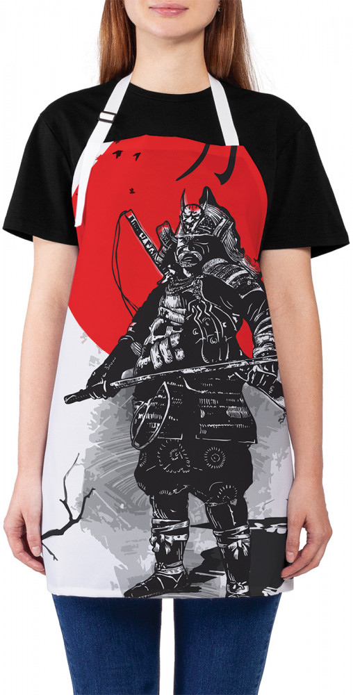 Фартук для кухни «Японский самурай» | JoyArty