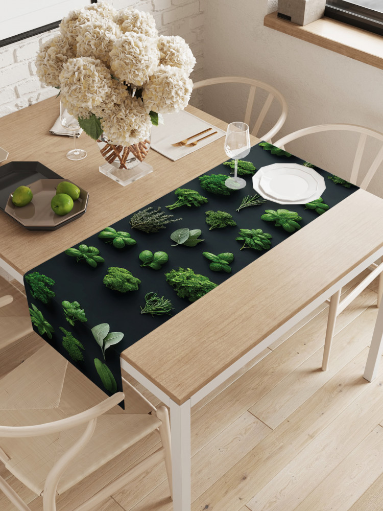 Дорожка для сервировки «Зеленая стена» | JoyArty