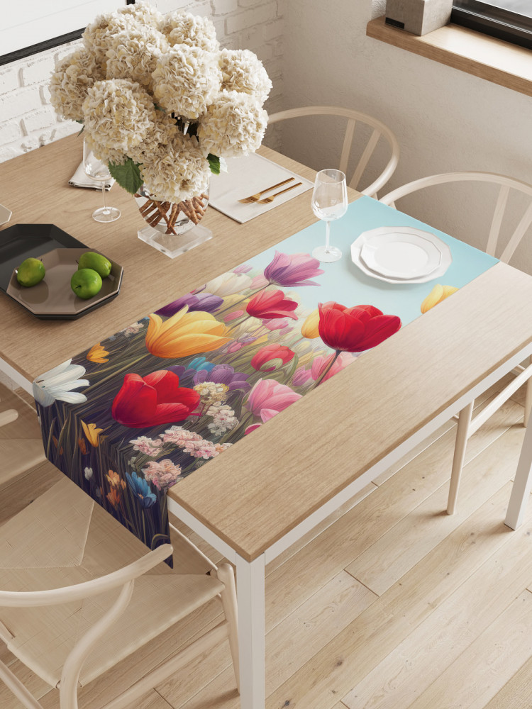 Дорожка для сервировки «Поле цветов» | JoyArty