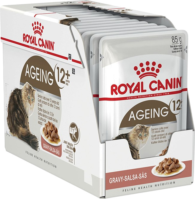 Набор кормов для кошек в соусе «Ageing 12+» | Royal Canin